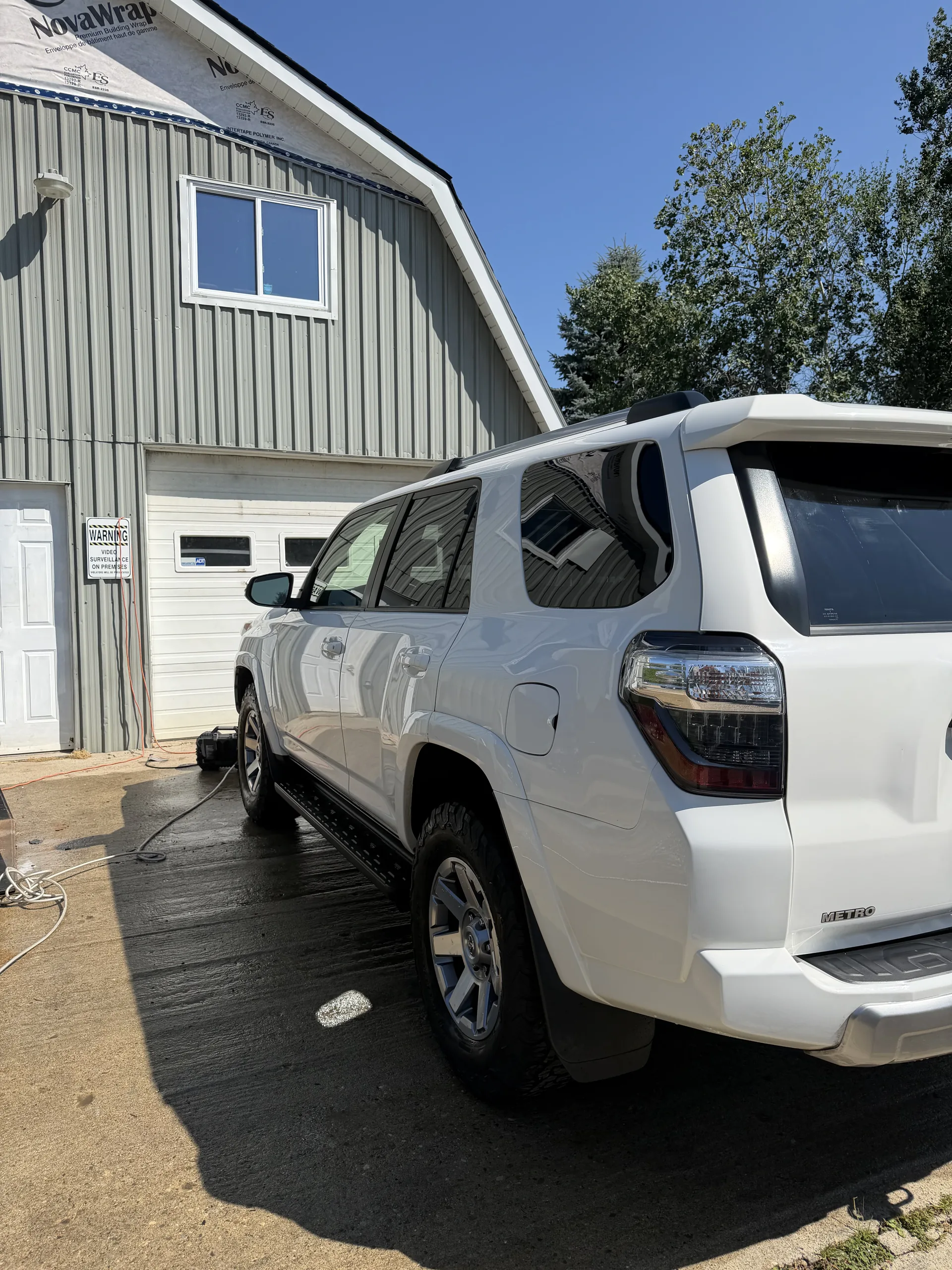 Vehicle detailing close-up