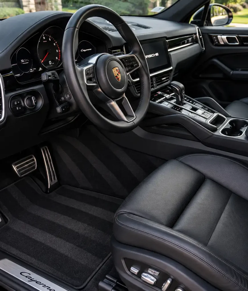 Professional interior car detailing result