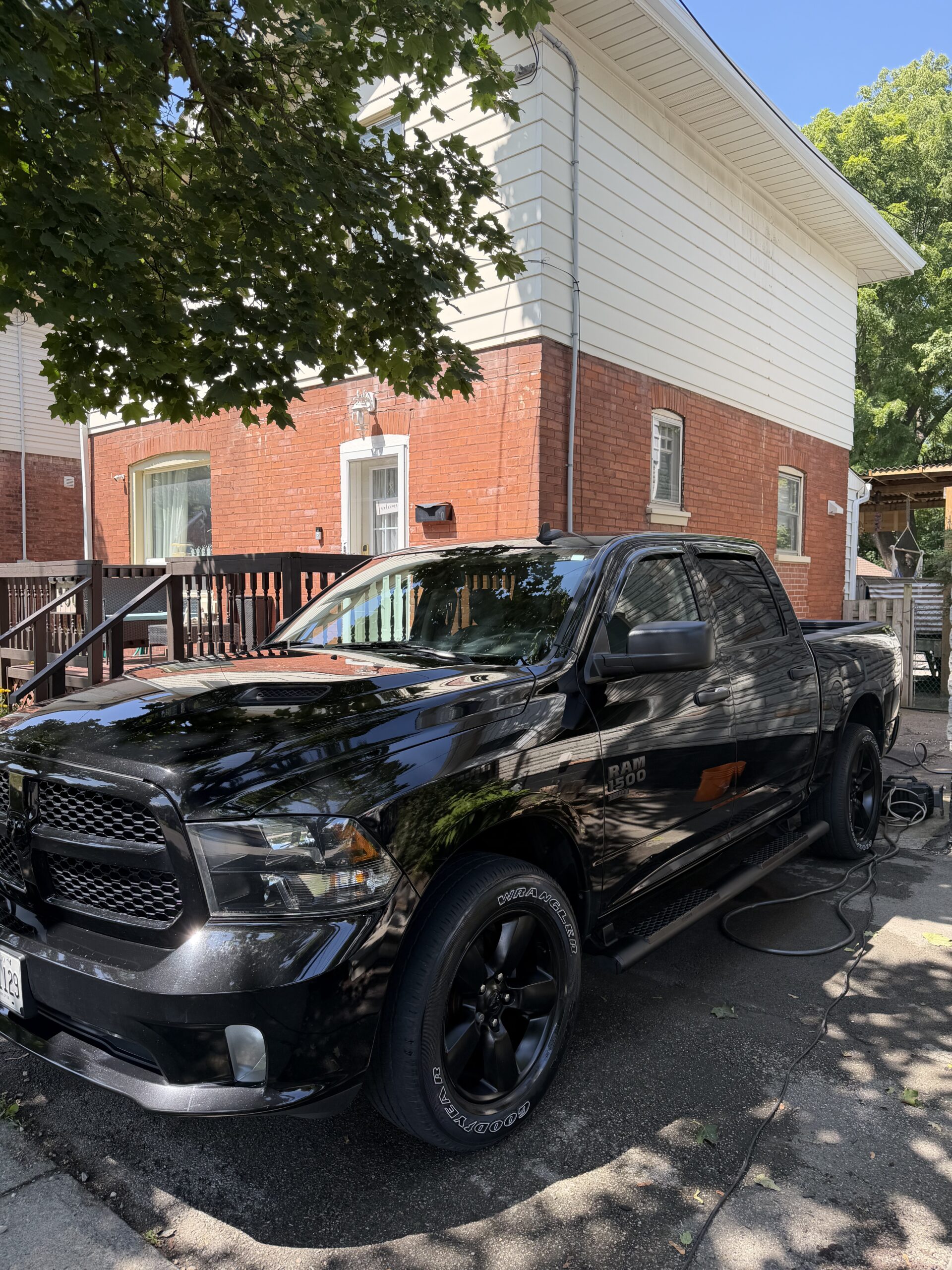 Vehicle detailing close-up