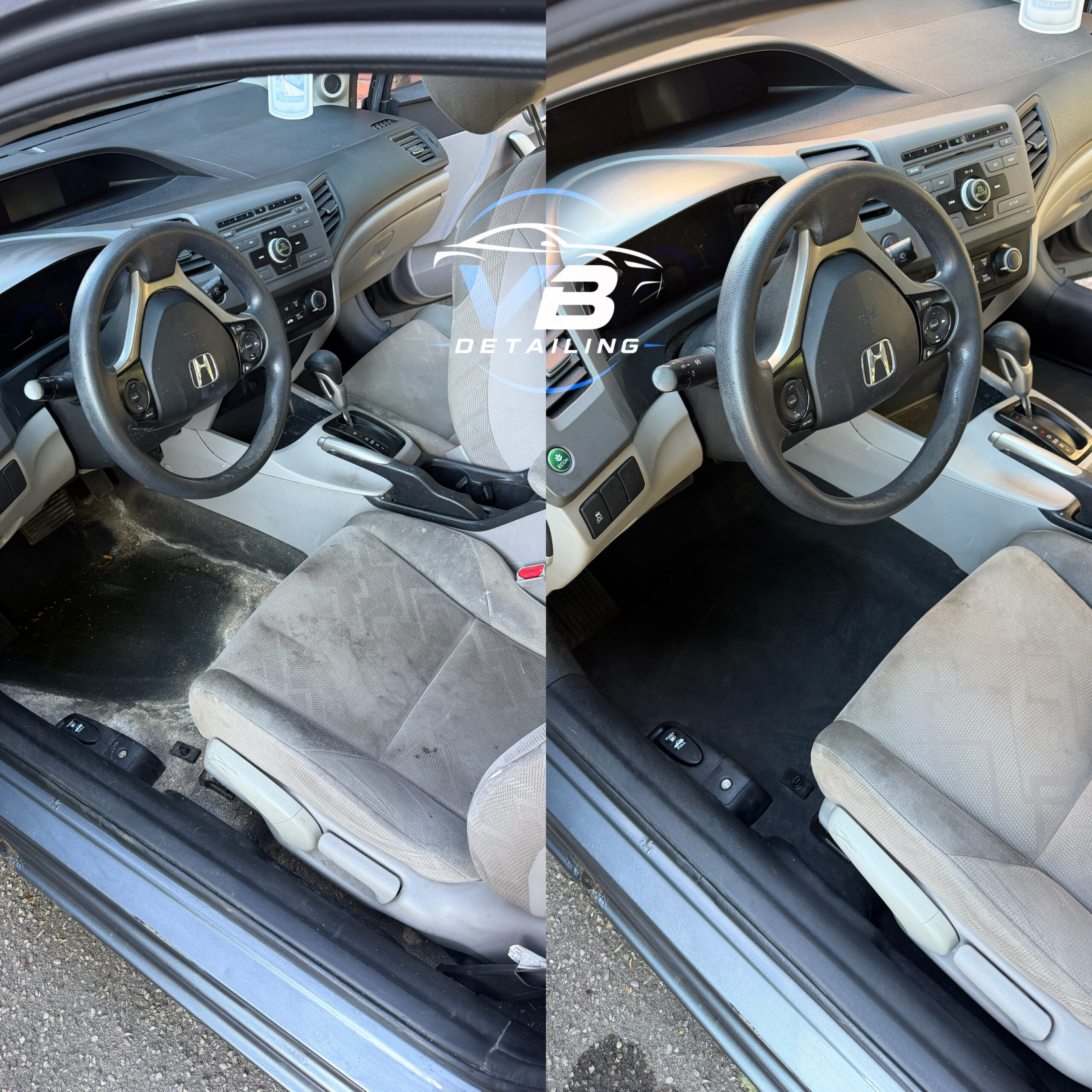 Vehicle detailing close-up